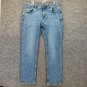 TPJ The Perfect Jean Slim Thick Jean Men 36x32 Blue Stretch Denim Casual Tapered